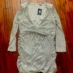 Center Stage Sequin Mini Dress